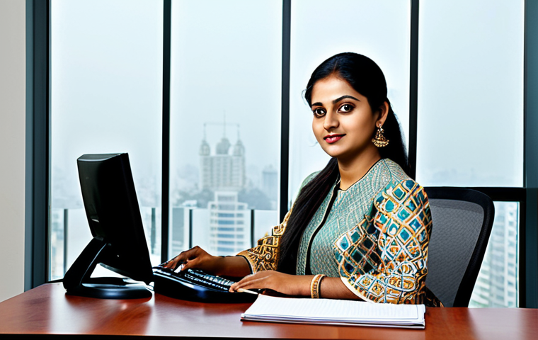 미국 브로드웨이 뮤지컬 예매 방법 - A Professional Woman**
"A confident Bharatiya businesswoman in a stylish yet modest salwar kameez, ...