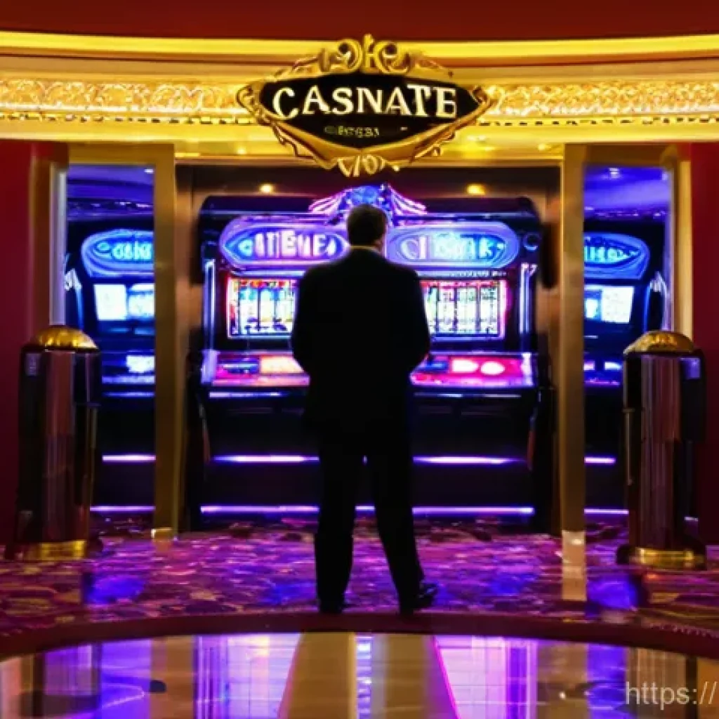 미국 라스베이거스 카지노 규칙 - **Prompt:** A vibrant and elegant Las Vegas casino entrance scene at night. A diverse group of adult...